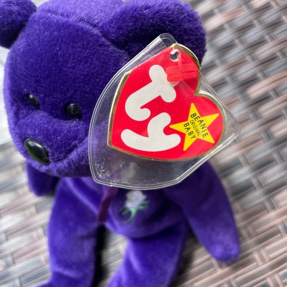 Rare 1997 Ty Princess Diana Beanie Baby P.E. Pellets NO Space TY 1997 - Picture 7 of 11